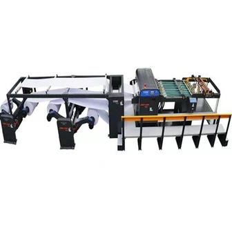 Máy cán dao quay đôi điều khiển Servo